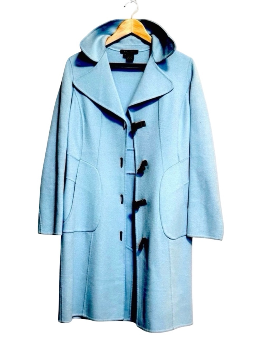 Etcetera Sky Blue Wool-Blend Tailored Coat |
Size 8